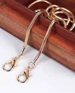 Цепочка для сумки с карабинами д.0,3см дл.120см арт. КДМ-15-1-47881
