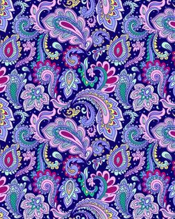 Купить Ткани для дома фиолетового цвета Фланель халатная арт. ФХ-105-1-2074.028 оптом