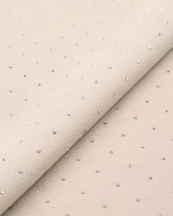 Ткань костюмная стрейч со стразами арт. КО-316-3-27093.003