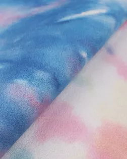 Замша на скубе принт "Тай-дай" арт. ЗАМ-106-2-27050.002