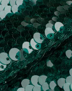 Прозрачная пайетка на сетке 5мм арт. ПАЙ-206-2-27045.004