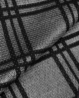 Трикотаж вязаный металлик (клетка) арт. ТВП-163-1-27123.001