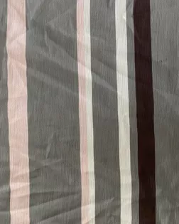 Купить Ткань для мусульманской одежды для намаза из полиэстера с узором полоска Шифон "YOYO" арт. ШКР-107-1-22709.002 оптом в Алматы