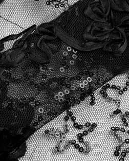 Вышивка на сетке арт. СВС-122-4-27061.009 Вышивка на сетке арт. СВС-122-4-27061.009