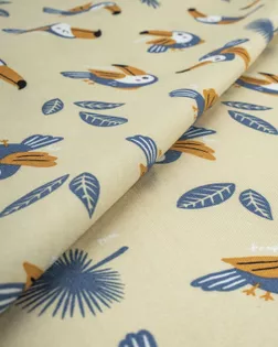 Купить Ткань для платьев с узором птицы Штапель принт арт. ПШТ-556-1-20157.074 оптом в Набережных Челнах