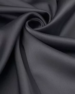 Купить Одежные ткани серого цвета из полиэстера Атлас стрейч "Лаванда" арт. АО-12-27-20164.016 оптом в Череповце