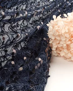 Кружевное полотно с пайеткой арт. ПАЙ-19-2-20736.002 Кружевное полотно с пайеткой арт. ПАЙ-19-2-20736.002