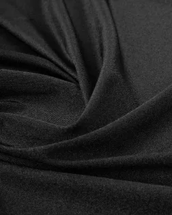 Купить Ткань трикотаж черного цвета Бифлекс Глянцевый (тройной компаньон) арт. ТБФ-7-1-21049.001 оптом в Череповце