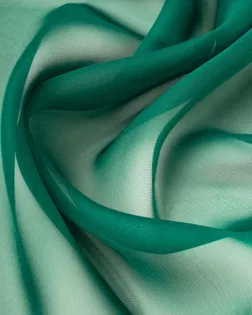 Купить Ткани для одежды зеленого цвета Шифон "Газ" арт. ШИ-2-21-21050.030 оптом
