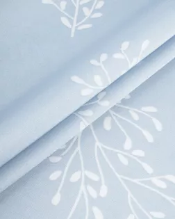 Купить Ткань для мусульманской одежды оттенок пыльно-голубой "Бавария" стрейч принт арт. ПШП-107-3-21058.010 оптом в Набережных Челнах