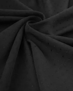 Купить Одежные ткани черного цвета 30 метров Штапель жаккард арт. ОШТ-7-1-21122.001 оптом в Караганде