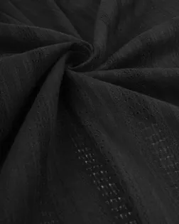Купить Рубашечные ткани черного цвета Хлопок-мережка "Лино" арт. РБ-122-7-21130.007 оптом в Череповце