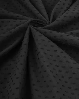 Купить Ткань для сорочек цвет черный Хлопок "Мушка" арт. РБ-126-1-21137.001 оптом в Караганде