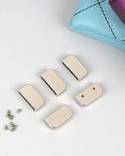 Наконечник на молнию р.1,4х2,5см (5шт) арт. ОГДМ-1-1-47882 Наконечник на молнию р.1,4х2,5см (5шт) арт. ОГДМ-1-1-47882