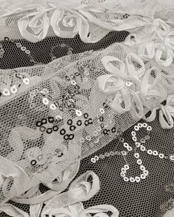 Вышивка на сетке арт. СВС-122-1-27061.006 Вышивка на сетке арт. СВС-122-1-27061.006