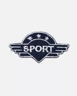 Аппликация термо "Sport" р.3,4х6,3см (в упаковке 10 шт.) арт. АД-327-3-47508.007