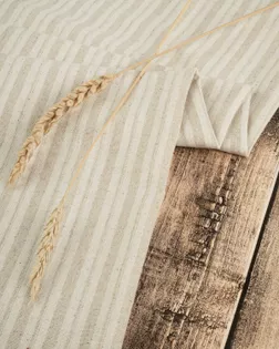 Плательный лен  полоска "Лина" арт. ЛН-370-1-24840.001