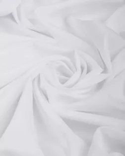 Купить Ткань Блузочные однотонные белого цвета из полиэстера Стрейч "Салма" арт. БО-1-2-20252.002 оптом в Алматы