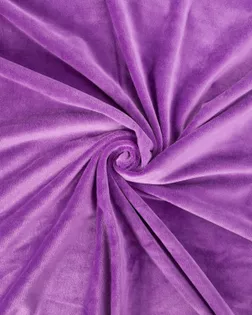 Купить Ткани для дома фиолетового цвета Вельбоа Плюш Гладкий арт. ТК10-6-21-ВЛ-015-023-ФЛ261/1 оптом