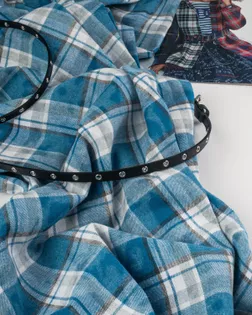 Рубашечная фланель клетка "Фуле" арт. РФЛ-24-1-26766.002 Рубашечная фланель клетка "Фуле" арт. РФЛ-24-1-26766.002