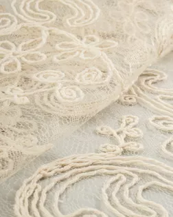 Вышивка на кружеве "Висента" арт. ПКП-33-1-26797.001 Вышивка на кружеве "Висента" арт. ПКП-33-1-26797.001