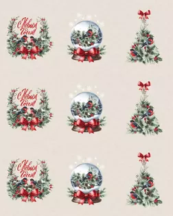 Рогожка 150 см набивная арт 904 рис 29391/1 "Новогодние снегири" арт. РЖК-389-1-1949.125 Рогожка 150 см набивная арт 904 рис 29391/1 "Новогодние снегири" арт. РЖК-389-1-1949.125