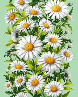 Полотно вафельное 50 см набивное арт 60 рис 29440/2 "Ромашки" арт. ПВ50-504-1-1855.193 Полотно вафельное 50 см набивное арт 60 рис 29440/2 "Ромашки" арт. ПВ50-504-1-1855.193