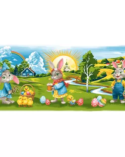 Полотно вафельное 150 см набивное арт 149    рис 29470/1  "Светлый день" арт. ПВ150-419-1-1844.156