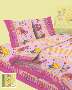 БЯЗЬ детск. 150см, 120гр, Кр.Талка, рис. 2964 "Красотки" арт. ХВ-1527-1-Б00580.006