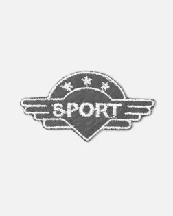 Аппликация термо "Sport" р.3,4х6,3см (в упаковке 10 шт.) арт. АД-327-4-47508.006