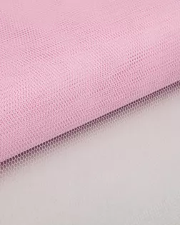 Купить Ткань сетка розового цвета из Китая Фатин жесткий арт. ФТН-4-1-4291.043 оптом в Череповце