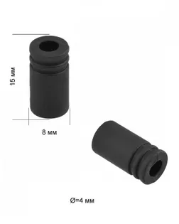 Наконечник для шнура металл р.0,8х1,5см уп.50шт арт. НМ-61-1-48160.001 Наконечник для шнура металл р.0,8х1,5см уп.50шт арт. НМ-61-1-48160.001