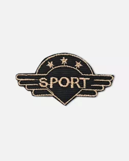 Аппликация термо "Sport" р.3,4х6,3см (в упаковке 10 шт.) арт. АД-327-5-47508.002