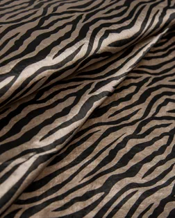 Купить Ткань для верхней одежды с узором животный принт Плащевая "Мазерати" зебра арт. ПЛЩ-28-3-20557.003 оптом в Набережных Челнах