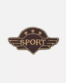 Аппликация термо "Sport" р.3,4х6,3см (в упаковке 10 шт.) арт. АД-327-6-47508.005