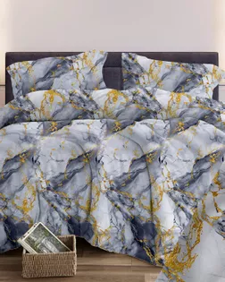 Бязь арт. 262 набивная  шир.150 пл.138+-7  рис. 368 Мрамор  вид  8 серый арт. БГТ-339-1-Б00431.157