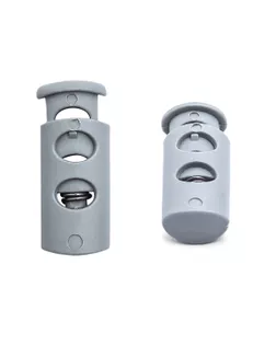 Фиксатор 'Цилиндр' 27005-СС ПП р.0.9х2.2см уп.100шт (св.серый) арт. ФП-61-1-47922.001