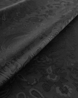 Купить Подкладочные ткани черного цвета Поливискоза жаккард D-16 арт. ПД-218-1-3861.043 оптом в Череповце