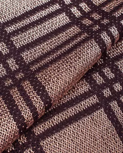 Трикотаж вязаный металлик (клетка) арт. ТВП-163-4-27123.003