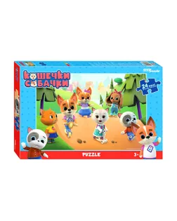 Макси-пазл «Кошечки и собачки» 24 элемента арт. ПДМ-25-1-47929.001 Макси-пазл «Кошечки и собачки» 24 элемента арт. ПДМ-25-1-47929.001