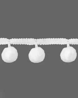 Бахрома с помпонами ш.5см (уп.18,28м) арт. БОП-2-1-34095.001