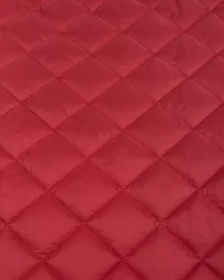 Купить Ткань для горнолыжной одежды цвет красный Cтежка на синтепоне Ромб 7см арт. СТТ-41-3-20395.007 оптом в Караганде