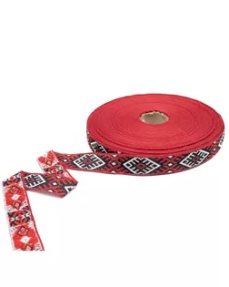 Тесьма жаккард ш.1,8см 25м арт. ТЖО-238-1-48280