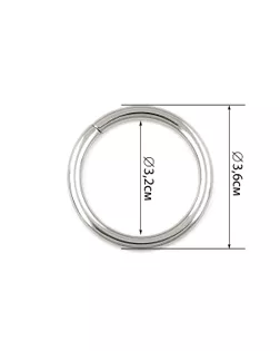 Кольцо ш.3,2см уп.100шт арт. КОЛ-64-1-44420
