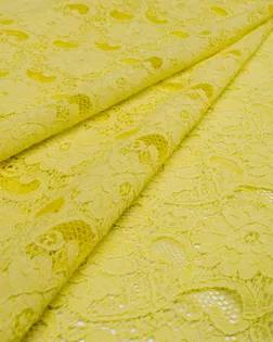 Купить Кружевная ткань желтая Кружево "Ангел" арт. КПКП-32-5-11228.001 оптом в Алматы
