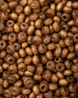 Бусы дерево р.0,5х0,6 см арт. БДЕ-46-1-30426.001