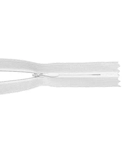 Молния потайная н/р Т3 18см уп.10шт (белый) арт. ПТМО-140-1-48034