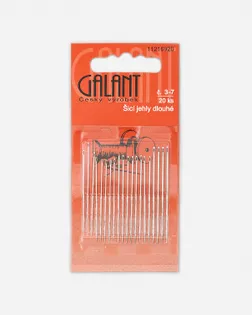 Набор ручных игл №3-7 длинные (20 игл) арт. ИР-180-1-48151 Набор ручных игл №3-7 длинные (20 игл) арт. ИР-180-1-48151