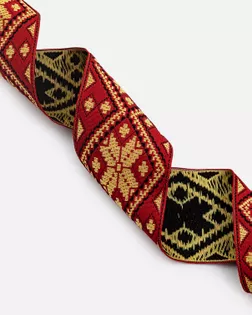 Тесьма жаккард ш.6,5 см 25м арт. ТЖО-231-1-48268.001