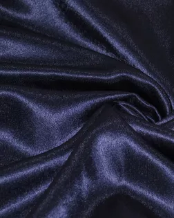 Купить Ткань атлас синего цвета для одежды Креп сатин арт. АКС-1-12-9265.026 оптом в Череповце